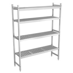 Aluminium Grundregal - 1311x1685mm - Tragkraft: 450 kg