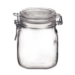(6 pièces) Pot de conservation Bormioli Rocco - DUBLIN - 750ml - avec fermeture à étrier	