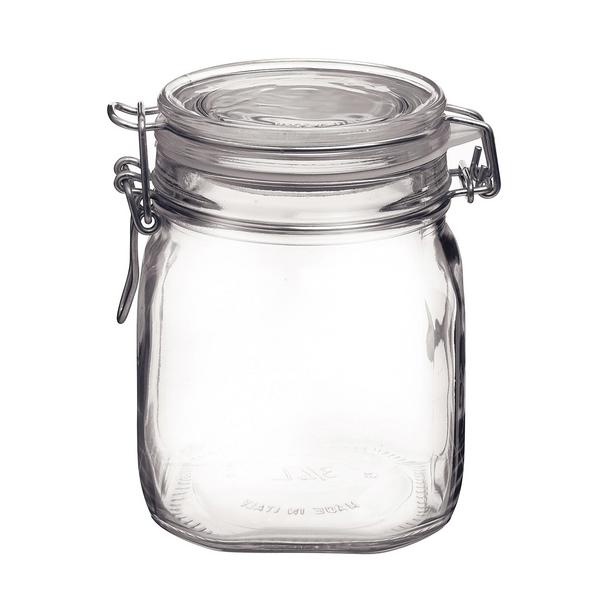 (6 uds) Tarro para conservas - Bormioli Rocco DUBLIN - 750ml - con tapa abatible (cierre de clip)