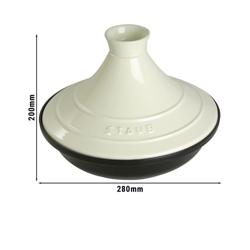 STAUB | SPECIALITIES - Tajine - Ø 280mm - Gusseisen - Creme