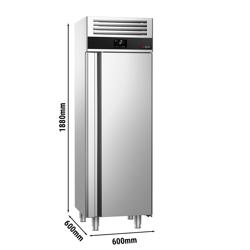 Upright Fridge Stainless steel PREMIUM - 400L - with 1 door