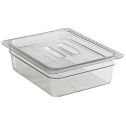 (6 шт.) CAMBRO | CAMWEAR® - Кришка з полікарбонату GN 1/2 - з ручкою - Прозора