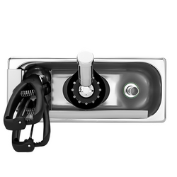 WATERSTOP حوض غسيل مغرفة الآيس كريم يتضمن مصفاة