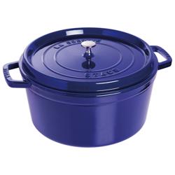 STAUB | LA COCOTTE - Kookpot - Ø 300mm - Gietijzer - Donkerblauw