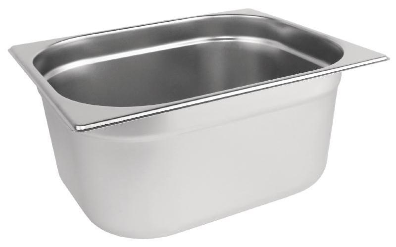 Stainless Steel Gastronorm Pan GN 1/2 - Depth: 200mm