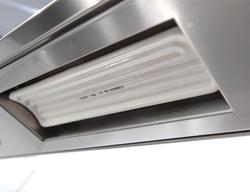 Verlichting met glasbescherming en verwarming - 0,8m