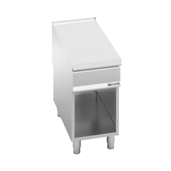 Neutraal element PAOLO 900 - 400x900x(H)920mm - open onderbouw | RVS AISI 304 | 1 lade