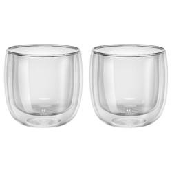 (2) ZWILLING | Sorrento Tea Glasses – 240 ml - double‑walled borosilicate - handmade