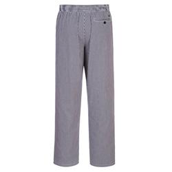 Koksbroek Bromley - zwart-wit geruit - Maat: M