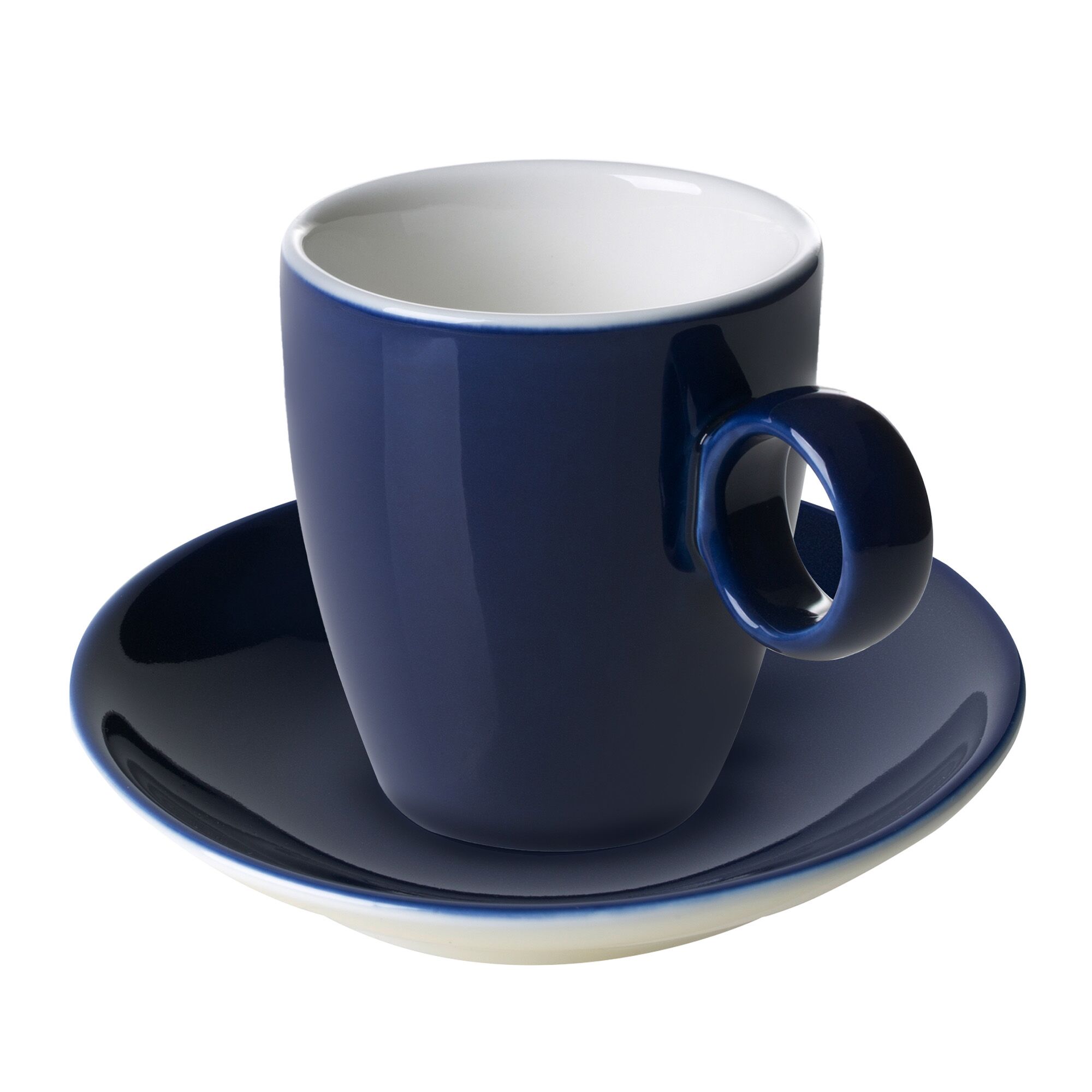 (6 pcs) BART COLOUR CAFE - Soucoupe pour tasse à espresso - Ø110mm - Bleu