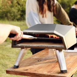 (2 kusy) Venkovní plynová pec na pizzu - pro Ø 40 cm pizzy - do 500 °C - vč. tašky na přenášení