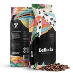 BELLADO | Granos de Café "Pepper Coast" - 6x 1kg - 80% Arábica y 20% Robusta