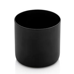 (12 buc) Set condimente - set 4 piese - Înălțime: 200 mm - suport din oțel inoxidabil - șervețele, sare, piper & scobitori - negru