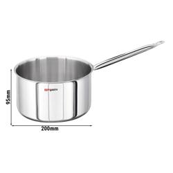 Casseruola Profonda - Acciaio Inox - 4 L - Ø 200 mm - Adatta All’Induzione