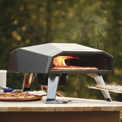 (2 pcs) Portable Outdoor Gas Pizza Oven - for Ø 30cm (12") pizza - up to 500°C - incl. Waterproof carry bags & 2 pizza stones