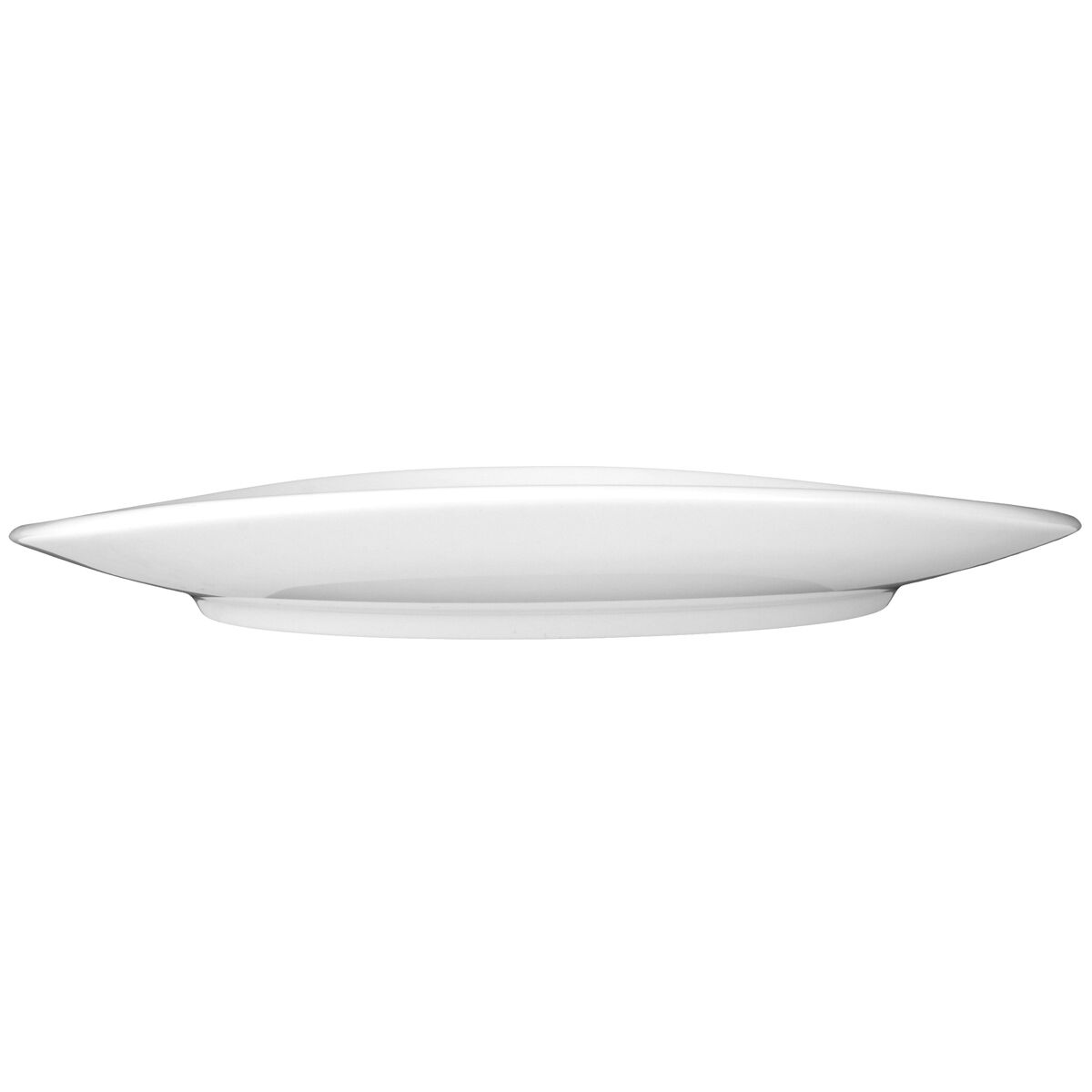 SELTMANN WEIDEN | Oval Porcelain Plate 250 x 230 mm Meran Steak & More – White, Stackable, Abrasion Protection, Easy-Clean, Low Injury Risk
