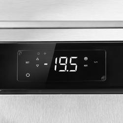 Fagyasztószekrény Rozsdamentes acél ECO - 1200 l - akár −22…−18 °C - mit 2 ajtó - Umluft hűtés, automatikus leolvasztás, zárható ajtó, R290