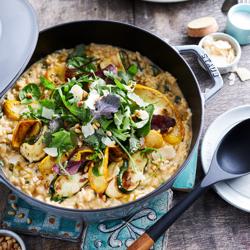 STAUB | BRAISERS - Sauteerpan met Chistera Drop Structure - 280mm - Gietijzer - Grafietgrijs