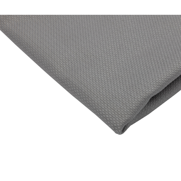 (50 piezas) Camino de mesa de damasco Porto Diamond - 45 x 130 cm - Gris platino