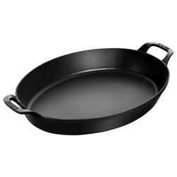 STAUB | SPECIALITIES - Bakvorm - ovaal - 370mm - Gietijzer - Zwart