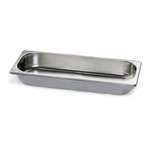 Roestvrijstalen GN bak 2/4 - Hoogte: 65mm