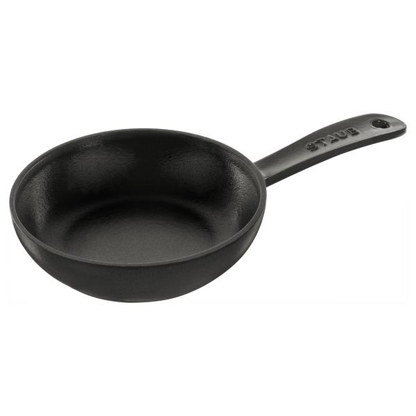 STAUB | PANS - Poêle à frire - Ø 160mm - Fonte - Noir | rond	