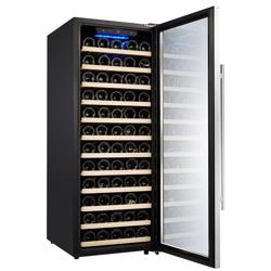 Frigorífico para vinhos - 1 zona climática - 200 litros - máx. 80 garrafas