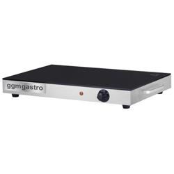 Lämpölevy - ruostumaton teräs - lasipinnalla - 260 W - GN 1/1