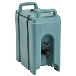 CAMBRO | CAMTAINERS® Commercial Insulated Beverage Dispenser – 9.5 L – Slate Blue – Stackable – NSF