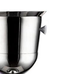 Wine/Champagne Cooler Stand – Stainless Steel - High-Gloss Chrome - Ø380 mm - Height 750 mm