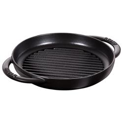 STAUB | GRILL PANS - Pure Grill - Ø 230mm - Gietijzer - Zwart