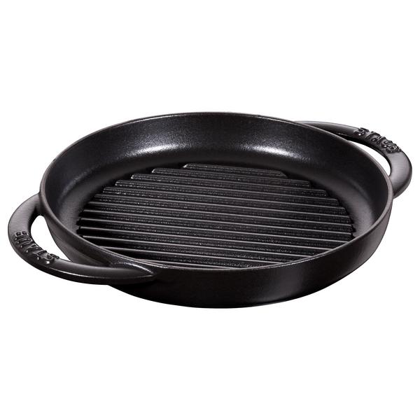 STAUB | GRILL PANS - Pure Grill - Ø 230mm - Gietijzer - Zwart