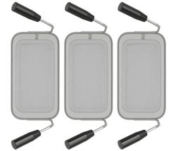 (3 pieces) Pasta Boiler Basket Set PREMIUM - 3x 1/3 - Stainless steel, ergonomic handle - Fits GNB499E/GNB899E/ENB499P - 900 Series