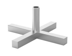 Spettställ - 390x390x115 mm - för spett Ø upp till 16 mm - rostfritt stål