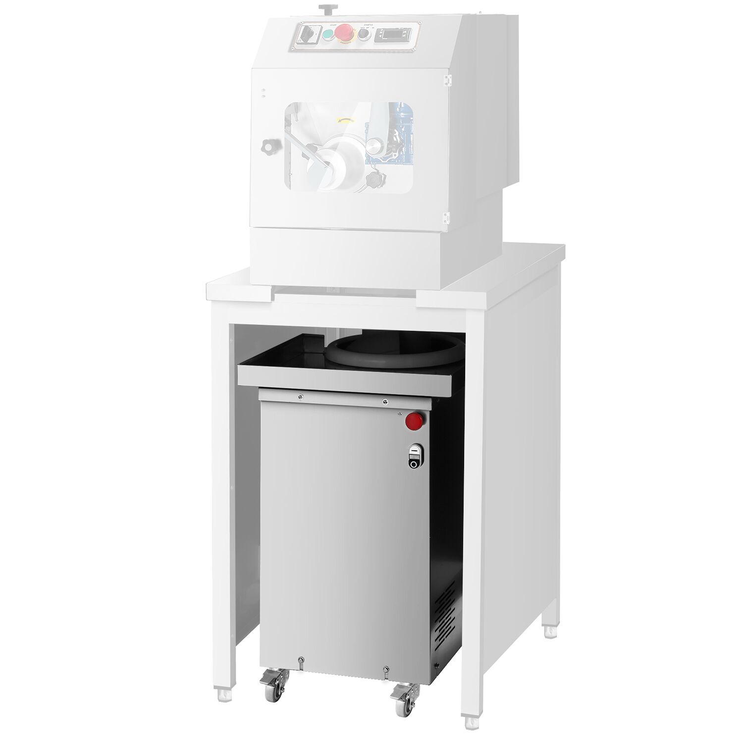 Zaokrąglarka do ciasta - 600x440x790mm - 370W - Zakres gramatury: ~50-300g - max. 340 szt./h