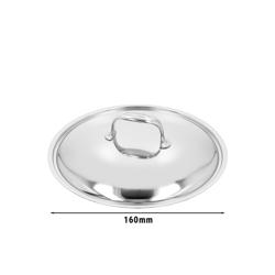 DEMEYERE| Atlantis 7 Lid – Ø 16 cm - 18/10 Stainless Steel - Form Handle - Not Induction Suitable