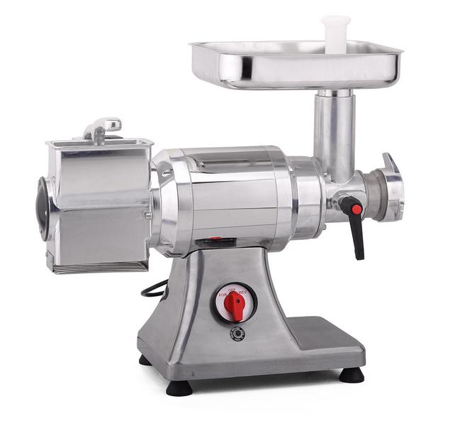 Mașină electrică de tocat carne - 180 kg/h - 900 W - cu răzătoare de brânză - 60 kg/h