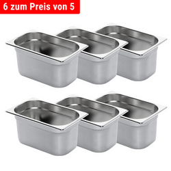 Acier inoxydable GN-Conteneur 1/4 - Hauteur : 150mm