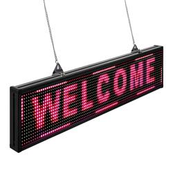 Scritta LED programmabile - WELCOME - personalizzabile - con app (iOS/Android) - RGB - 1000x55mm