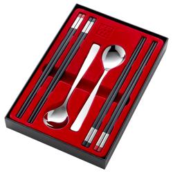 (5 pieces) ZWILLING | Stainless Steel Chopstick & Spoon Set – 18/10 - matt/polished