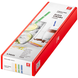 ZWILLING | SORRENTO - Pajitas de vidrio - rectas - de colores