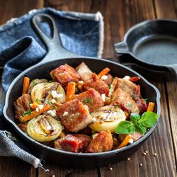 Plynový sporák Wok - se 6 varnými zónami - 84 kW