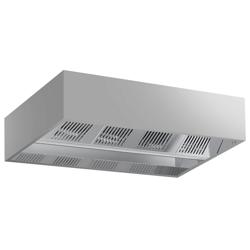 Horeca plafond afzuigkap - 2500x1800x450mm - zonder motor - met Filter