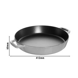 STAUB | PANS - Paellapan - Ø 340mm - Gietijzer - Grafietgrijs