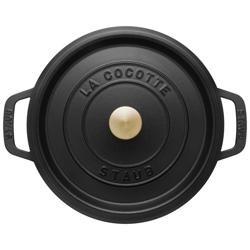 STAUB | LA COCOTTE - Kookpot - Ø 220mm - Gietijzer - Zwart