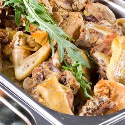 Bufetový pult teplý PRAG - 1100 mm - s Bain Marie & kolečky - pro 2x GN 1/1