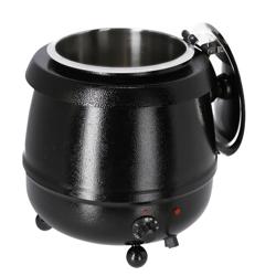 Aquecedor de sopa elétrico PROFISSIONAL - 9L - Preto