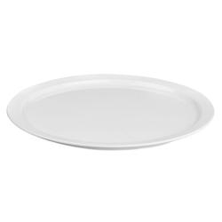 (24 pièces) Assiette à Pizza - Polycarbonate - Ø 320 mm - Blanc