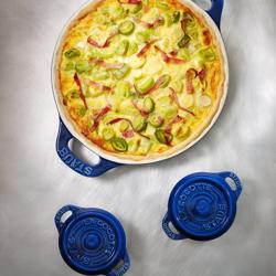 STAUB | CERAMIQUE - Mini Cocotte - Ø 100 mm - rotonda - Ceramica - Blu scuro
