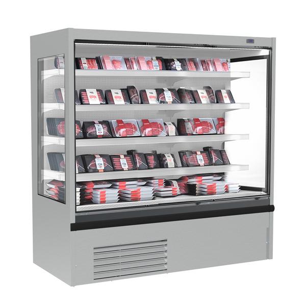 Murale Refrigerato Professionale - 1875mm - 683l - +2°/+4°C - con 4 ripiani - tenda notte
